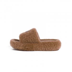 Тапочки-слайды женские, темная кожа SMFK, Dark Skin