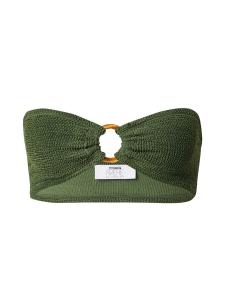 Топ бандо бикини RÆRE by Lorena Rae Bandeau Bikini Top Caryl, зеленый