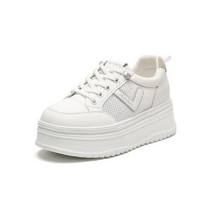 HUANAI Низкие женские кроссовки для скейтбординга бежево-абрикосового цвета