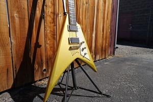 Электрогитара ESP LTD SIGNATURE SERIES Kirk Hammett KH-V - Metallic Gold 6-String Electric Guitar w/ Case