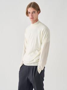 Вязаный пуловер с высоким воротником и длинными рукавами | KILDAY | 30G, современный крой