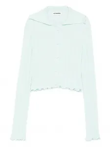 Вязаный кардиган JIL SANDER, синий