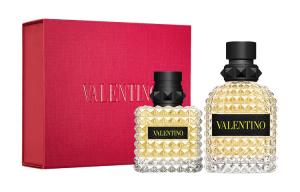 Набор духов Unisex Valentino, розовый eau de parfum 30ml+youth perfume edt 50ml