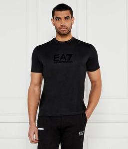 Футболка мужская Ea7 облегающего кроя, черный