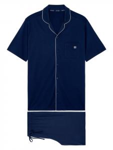 HOM Пижама Рафаэля темно-синего цвета