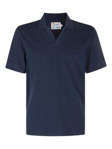 Футболка с вышитым логотипом MC2 Saint Barth, синий