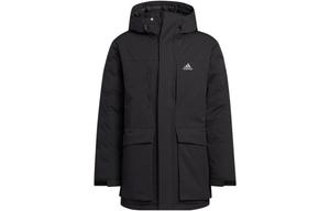 Мужская куртка-пуховик Adidas Down Parka Logo, черный
