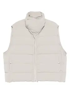 Жилет на молнии Rick Owens, нейтральный