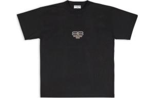 Balenciaga Женская футболка, цвет Black