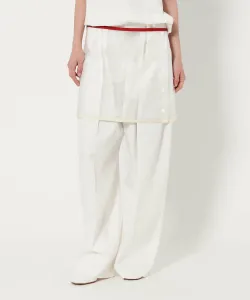 Мини-юбка с кантом 6(Roku), цвет White