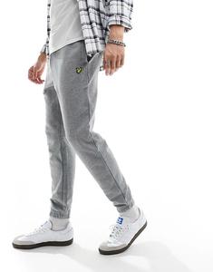 Узкие спортивные штаны серого цвета Lyle & Scott