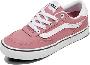 Женские кеды Vans Brooklyn LS, Низкие кроссовки для повседневной носки, прогулок, работы и моды, розовый