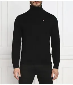 Водолазка DAMAVAND T 1 из шерсти regular fit Napapijri, черный