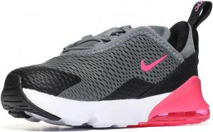 Кроссовки Nike Air Max 270 для детей, белый/черный/розовый/серый