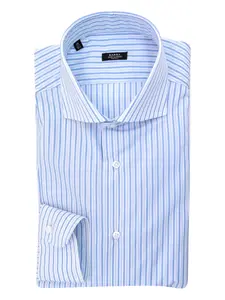 Рубашка в полоску Barba, синий