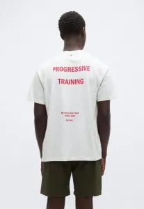 Футболка с принтом для спортзала Björn Borg, Ultra Light Grey Melange