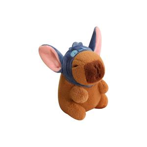 Плюшевый кулон милая капибара 12 см высота Happy Fish