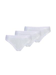 SNOCKS Трусики-стринги 'love' в белом цвете