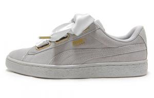 Кроссовки PUMA Suede Heart Satin Low Tops Skateboarding Shoes Unisex Gray