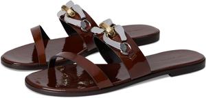 Сандалии Tory Burch Jessa Two Band Sandals, цвет Russet Brown
