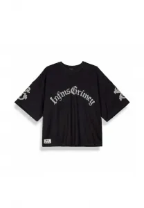 Футболка свободного кроя «главный наблюдатель» с принтом Grimey, Black