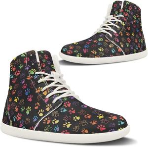 Pugasmiru Женская мода: высокие кроссовки на шнуровке, стильные спортивные и повседневные (белая подошва)