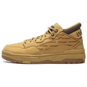 LINING Мужские флисовые нескользящие теплые кроссовки для скейтбординга Only Us MID, коричневые