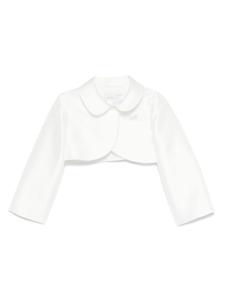 Куртка с декорированным логотипом Monnalisa, белый