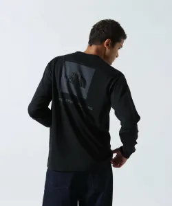 Футболка с длинными рукавами и квадратным логотипом THE NORTH FACE B'2Nd, цвет Black