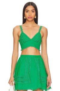 Жасминовый топ Peixoto, цвет kelly green