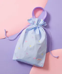 Школьная сумка для девочек с завязками и ручками в форме сердца, весна/лето 2026 Devirock, цвет 003-Blue