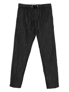 Полосатые брюки Greg с кулиской White Sand, серый