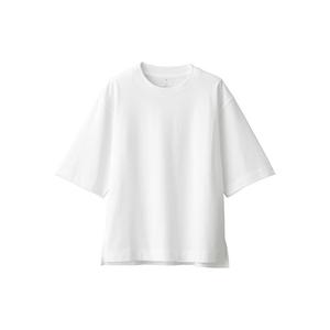 Футболка женская Muji с короткими рукавами, темно-синий