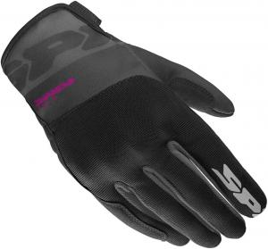 Мотоциклетные перчатки Spidi flash-kp tex для женщин, Black/Purple