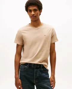 Мужская футболка экстра узкого кроя с коротким рукавом Tommy Jeans, песочный