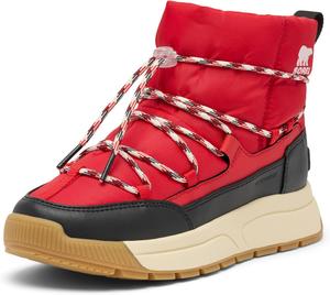 Sorel womens Whitney III Slip-on Waterproof, Bright Red/Black