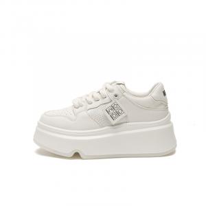 Кеды, скейтборд обувь женская низкая Bull Charm, цвет White Silver