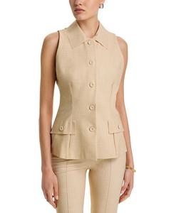 Жилет Sumio Chiara Boni La Petite Robe, коричневый/бежевый