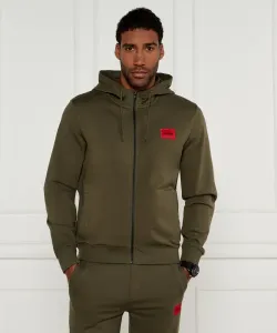 Толстовка daple212 Regular fit Hugo, зеленый