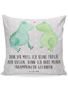 Подушка Mr. & Mrs. Panda, серый пастельный