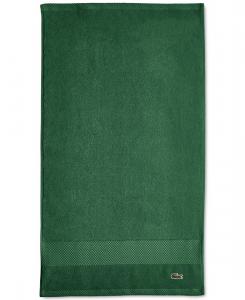 Антимикробное полотенце для рук Heritage из хлопка Supima, 40 см x 76 см Lacoste Home, Croc Green, Hand Towels