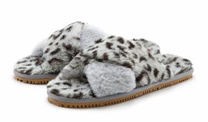 Мюли LASCANA Pantolette, цвет grau-leo