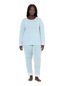 Ulla Popken Пижама арктического синего цвета