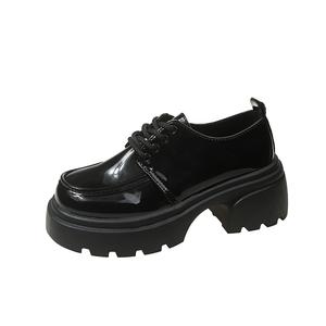 Нескользящая, износостойкая, дышащая кожаная обувь для детей и подростков Wooden Rabbit, черный