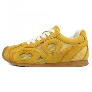 WENPU Женские легкие дышащие нескользящие кеды низкие желтые, цвет Yellow