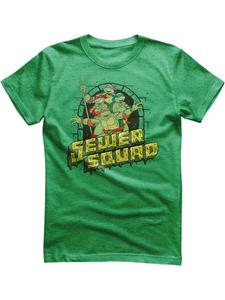 Футболка Sewer Squad T-Shirt зеленого цвета Teenage Mutant Ninja Turtles