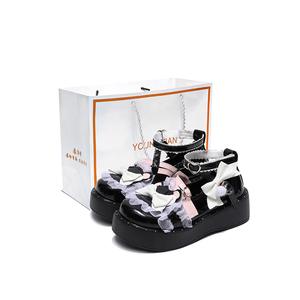 Yang Nianhua Мэри Джейн туфли на каблуке 5 см женские черные, цвет Black[Box]