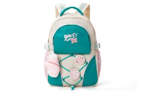 Футболка Laptop Backpack Большой Размер Женская Многоцветная Sound For Life, Бело-Зеленая