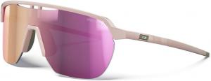 Солнцезащитные очки Julbo Frequency Performance, Pastel Pink / Green, линзы Brown W/ Multilayer Pink Mirror (Spectron 3), полная вентиляция, панорамный обзор, 100% защита от УФ