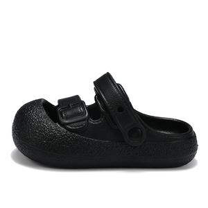 Детские сабо Rebound, устойчивые к истиранию, дышащие, быстросохнущие, нескользящие, с защитой от ударов NEZHACHAOHAI, черный